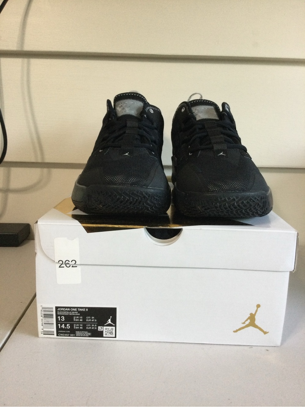 Jordan Men’s All-Black Low-Top Sneakers